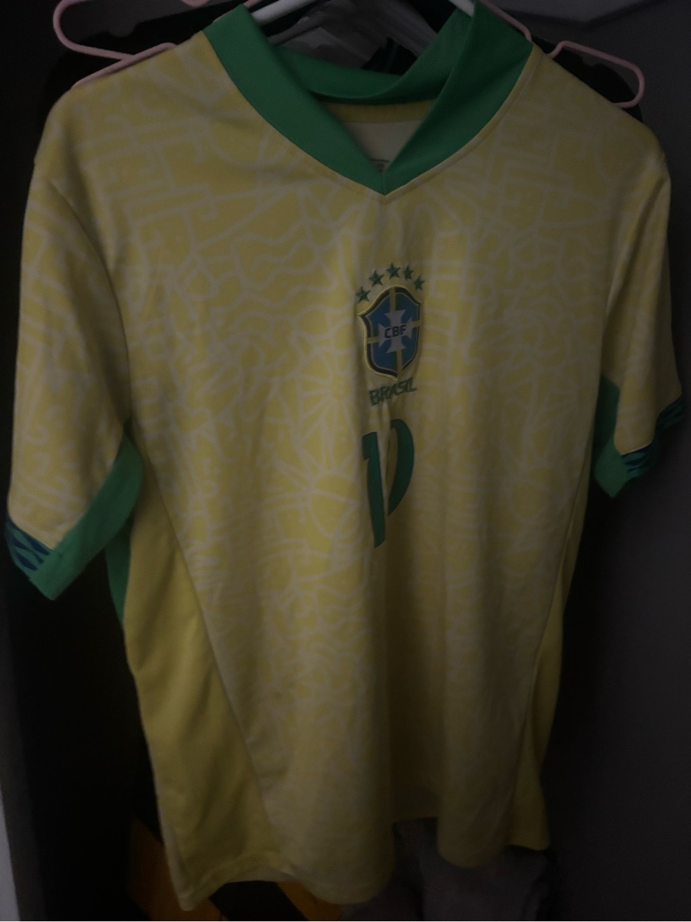 Brazil Kids Soccer Jersey - Yellow & Green
